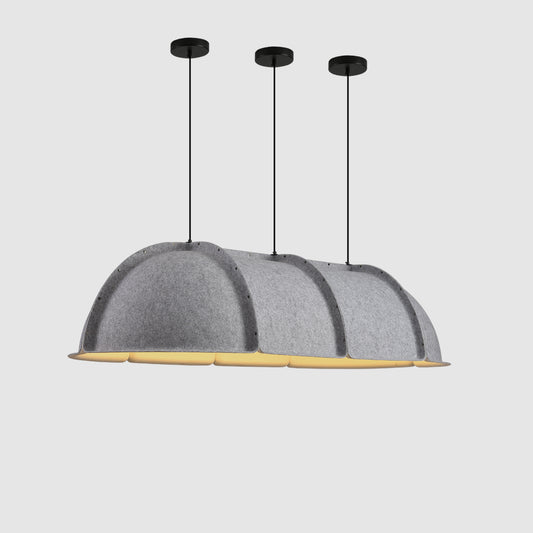 Crescendo Modular Long Arc Acoustic Pendant Light