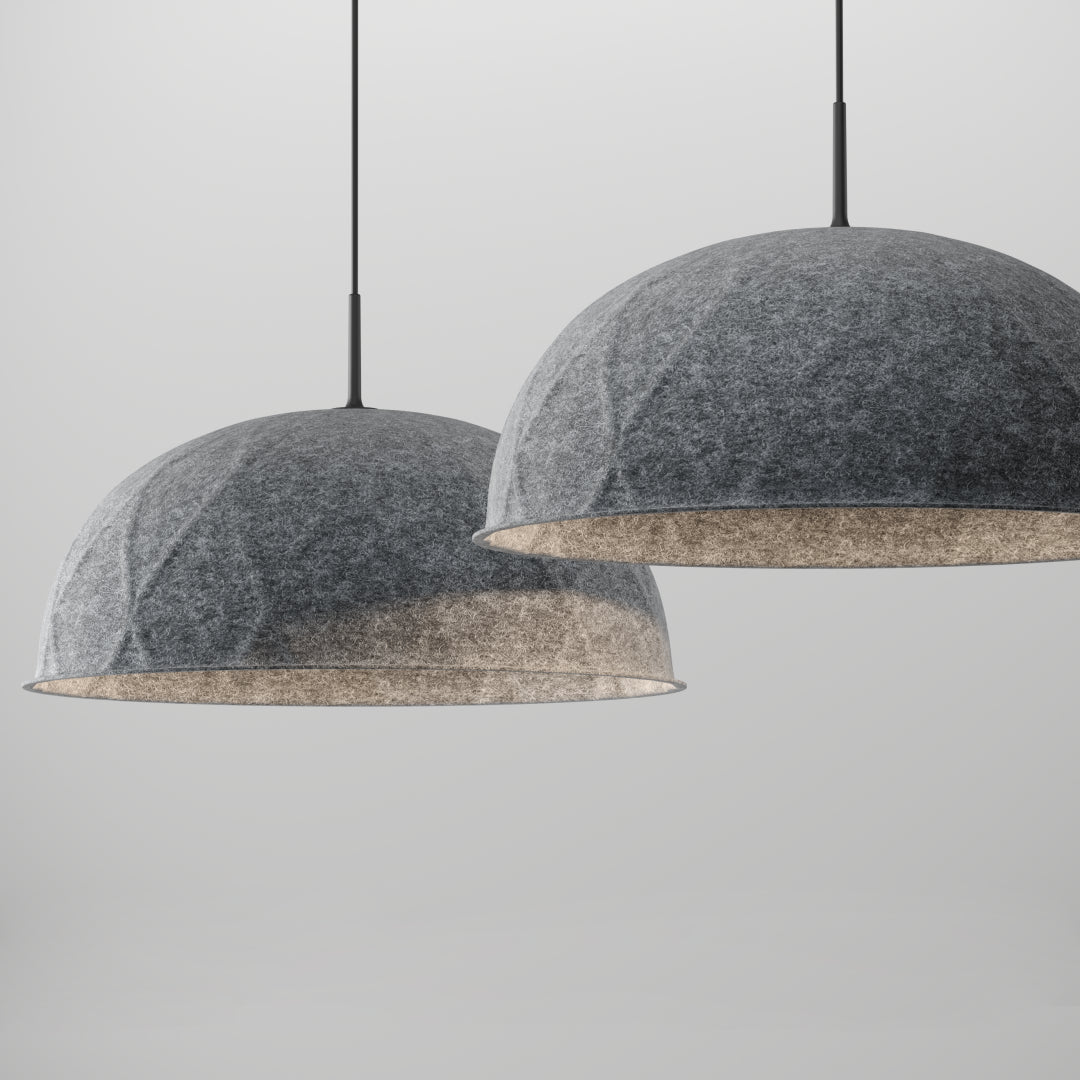 Nocturne 3D Embossed Acoustic Pendant Light