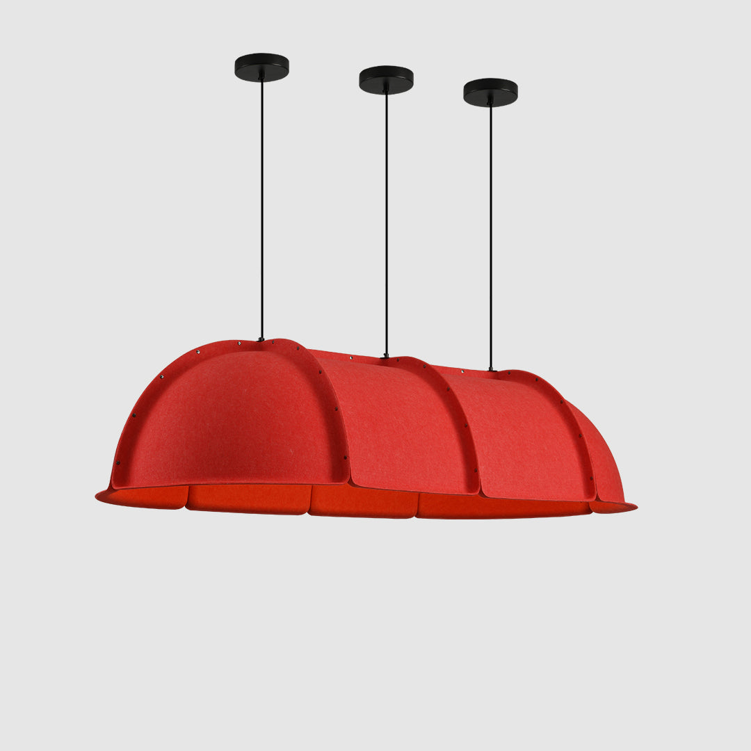 Crescendo Modular Long Arc Acoustic Pendant Light