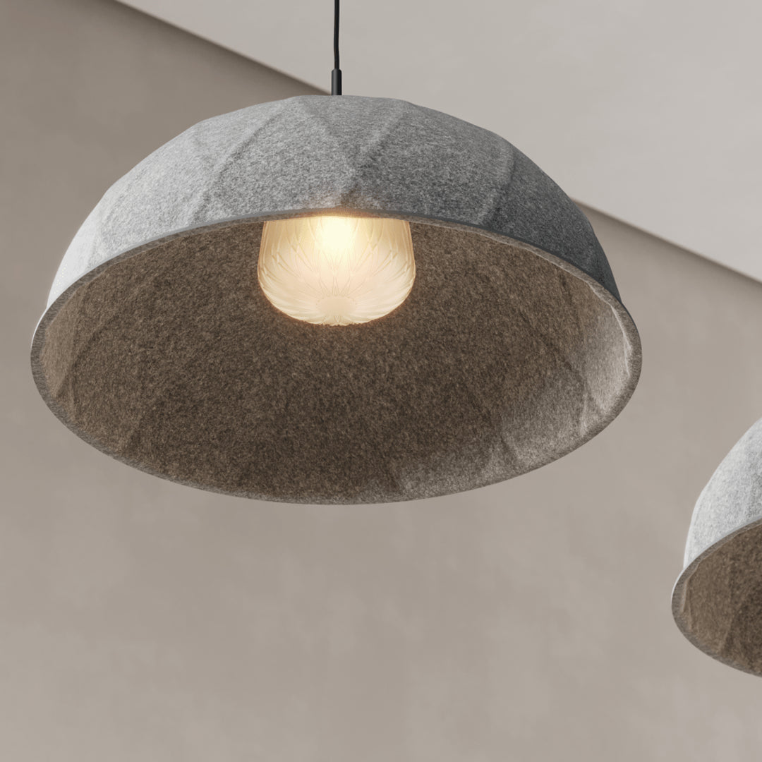 Nocturne 3D Embossed Acoustic Pendant Light