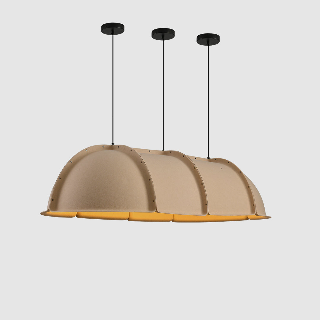 Crescendo Modular Long Arc Acoustic Pendant Light