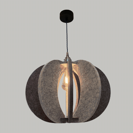 Multiple coloured acoustic pendants GIF