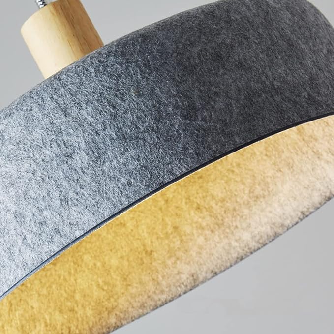 Cadence Wood Detail Felt Acoustic Pendant Light