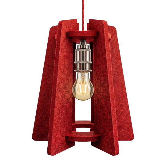 Red Acoustic Pendant