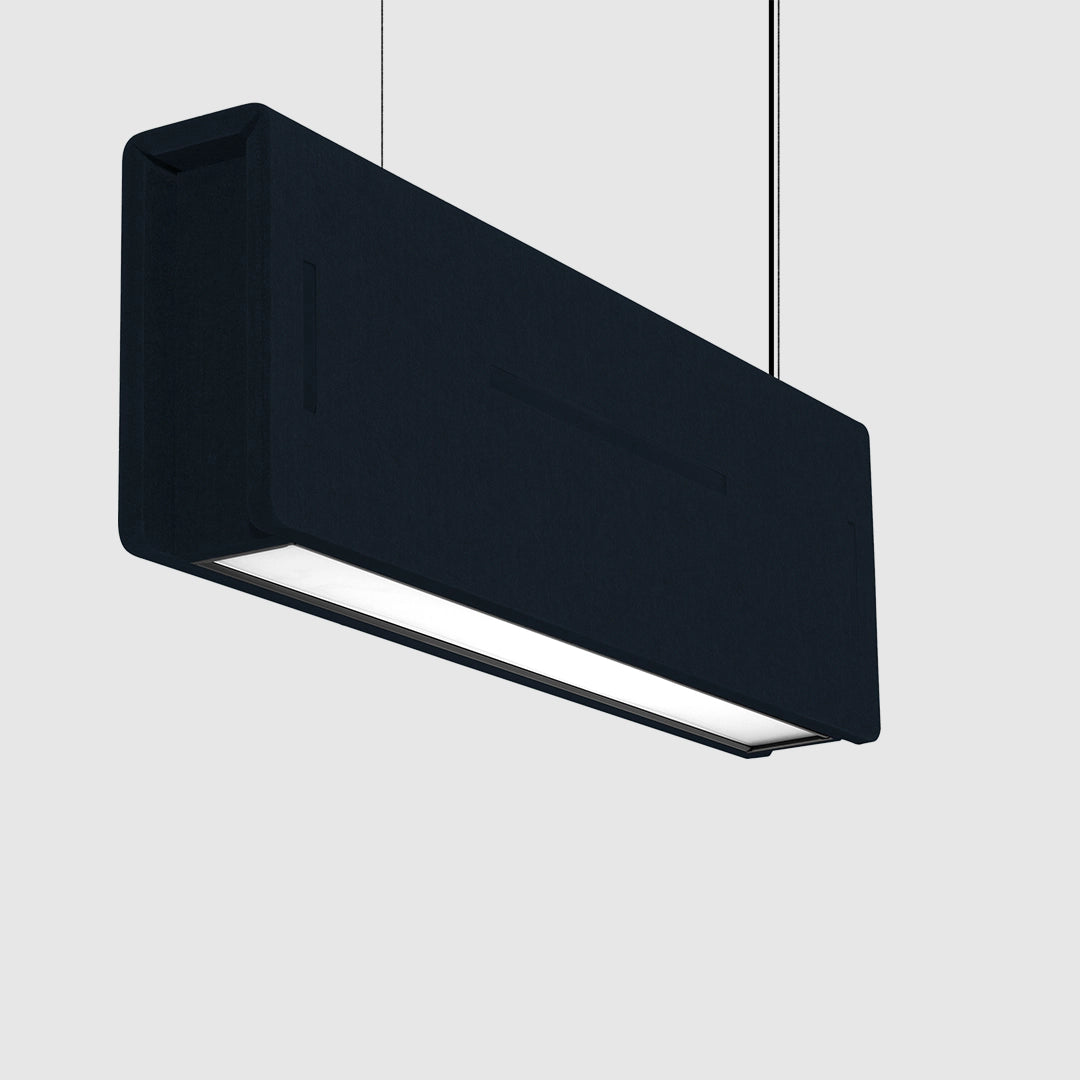 Aria Small Suspended Acoustic Linear Light Baffle